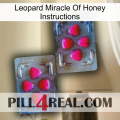 Leopard Miracle Of Honey Instructions 15